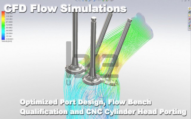 CFD Analysis and Flow Bench Testing for High Performance Engines